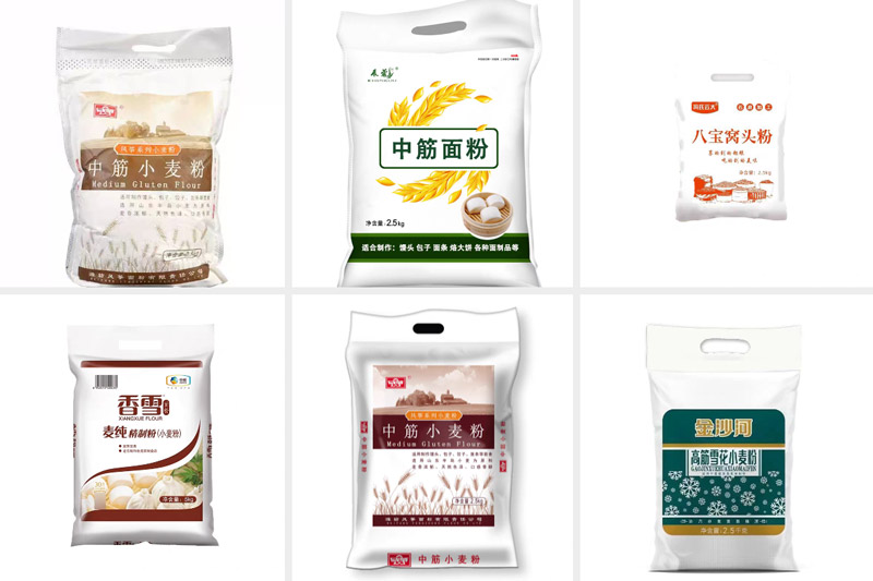 RL-GD8-200R/250R/300D窩頭粉無紡布袋全自動(dòng)包裝機(jī)樣品